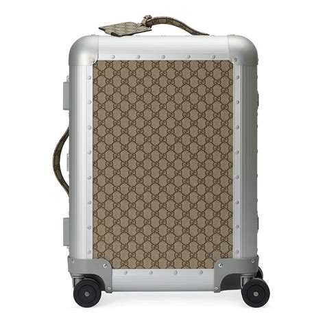 gucci cabin trolley|suitcase on wheels gucci.